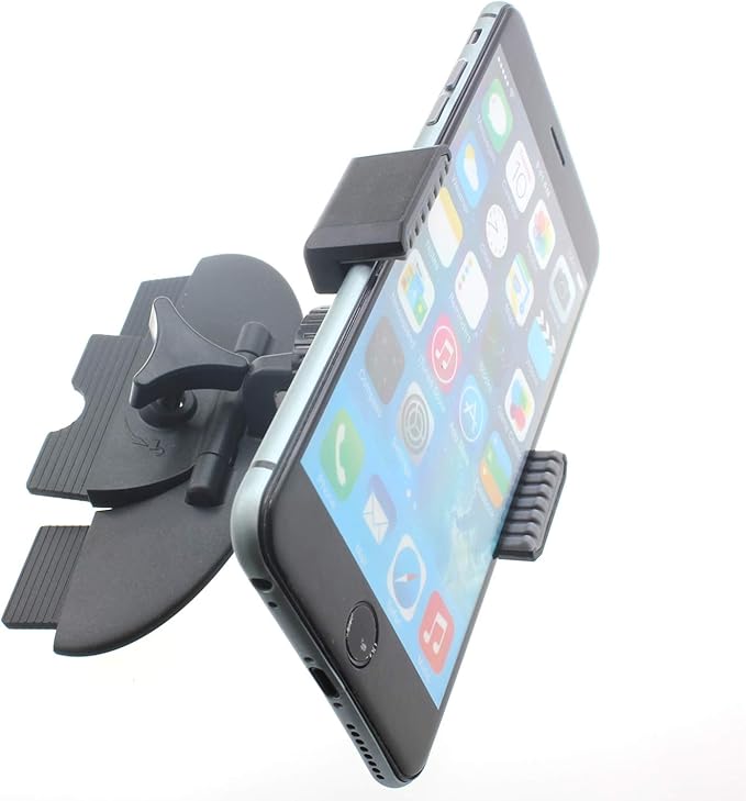 CD Slot Car Mount for Compatible with Samsung Galaxy S24/S23/S22/S21/S20/FE/Plus/Ultra Phones - Holder Cradle Swivel Dock Strong Grip CD Player Slot