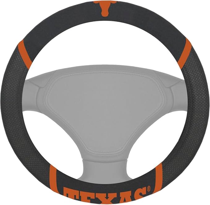 FANMATS NCAA Unisex-Adult Embroidered Steering Wheel Cover