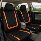 BELOMI Car Seat Covers Full Set, Breathable Premium Cloth Auto Seat Cover, Universal Front and Rear Seat Covers, Automotive I