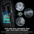 Shark PowerPro Reveal Plus Cordless Vacuum, FloorDetect & Dirt-Reveal Technology, HEPA Filter, Carpet & Hard Floor, Rechargea