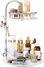 Makeup Organizer Box Bathroom Countertop Organizer Storage Rack, Makeup Organization Tray, Kitchen Counter Spice Rack 2 Tier 