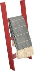 BARNWOODUSA Throw Blanket Ladder – Fully Assembled Reclaimed Wood – Rustic Decorative Ladder for Towels, Quilts, & More – Per