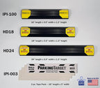 ParkingTarget 16” 1 pcs U.S.A. Garage Heavy Duty Parking Aid Car Stop Indicator Protects Car & Walls Stopper Easy Install Peel and Stick Gadget ipi-100 1 Pack, Part - 16"L x 1.25”H