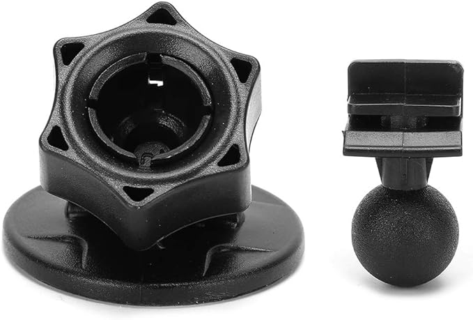 Car Mount for Car Frontview Dash Cam, Windshield & Dashboard Adhesive Recorder & GPS Mount Holder, 360 Degree Adjustable Rotating Bracket, 2Pcs (F Head)