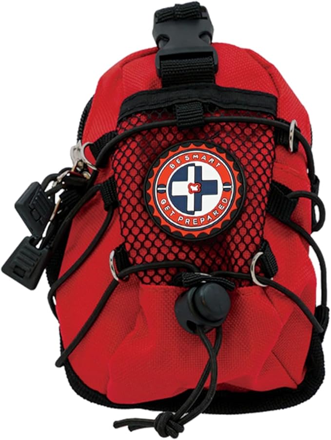 Be Smart Get Prepared 398pc Emergency First Aid Kit + BONUS Mini Kit included - Ideal for Office, Home, Car, School, Emergenc