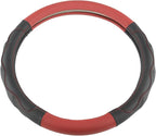 West Llama Car Steering Wheel Cover for Ford F-150, F-250, F-350, Expedition with 3D Texture (Black+Red-Large Size)