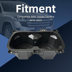 Oversized Cup Holder Compatible with Toyota Tacoma 3rd Gen 2016-2023, ABS Plastic Car Cup Holder Tray Replacement for 3.75" D