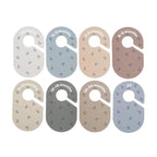 3 Sprouts Baby Closet Dividers 8-Piece Set Newborn to 2T - Double-Sided Organizer for Nursery Clothing Storage - Blueberry