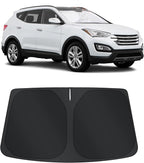 TINGLU Sun Shade for Hyundai Santa Fe 2013-2018 Accessories Windshield Sun Shade Window Shade UV Rays Protection Sun Visor Cover with Steering Wheel Sunshade Storage Bag