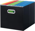 Oterri Cardboard File Organizer Box for Hanging File Folders Letter Size,Large File Box for Computer Desk,File Cabinet,Workin