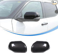 2PCS Side Door Mirror Cover for Toyota Tundra 2022-2025/ Sequoia 2023-2025, Car Exterior Rear View Mirror Housing Protector Cover Cap Self-adhesive Accessories ABS (with turn signal lights)