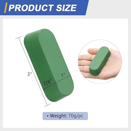 SCOTTCHEN Stropping Compound, 7.4 Oz. Fine Green Buffing Polishing Compound, Leather Strop Compound, Honing Compound for Knife Polishing-3Pack