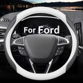 HAOTULE Nappa Leather Slim and Stylish Steering Wheel Cover, for Ford Steering Wheel Cover Accessories Interior Modification,