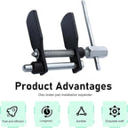 Car Brake Caliper Compression Tool, Heavy-duty Disc Brake Pad Disassembly Spreader, Piston Inner Pad Compressing Device, Port