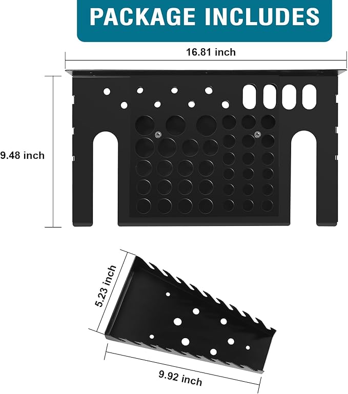 Pegboard Tools Shelves,Tool Organizer,be used to Store Various Screwdrivers,Wrenches,Sockets,etc (Combination storage rack)