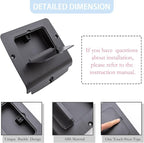 JDMCAR One-Touch Hidden Storage Box Compatible with 2023 2024 2025 2026 Colorado/Canyon Accessories Center Console Organizer Armrest Secret Compartment