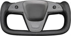 MEWANT Hand Stitched Tesla Model S Yoke Steering Wheel Cover Wrap for Tesla Model S 2021-2023 / Model X 2021-2023 Tesla Yoke Steering Wheel Accessories(3D Style)
