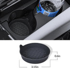 Car Steering Wheel Cover, 3 Piece Bright Carbon Fiber Steering Wheel Covers, Non-Slip Steering Wheel Cover Protector, Great Grip, Universal Car Accessories Decoration for 14.5-15 inch (Black)
