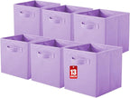 ShellKingdom Storage Bins, Foldable Fabric Storage Cubes And Cloth Storage Organizer Drawer For Closet And Toys Storage, 13 X