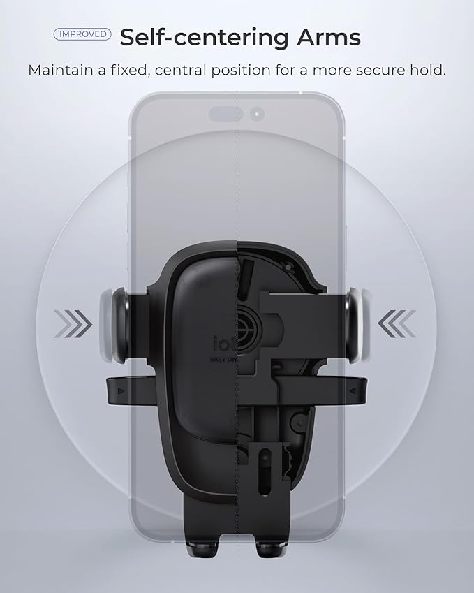 iOttie Easy One Touch Advanced Air Vent Car Phone Mount - Universal Cell Phone Holder for iPhone, Google, Samsung, Moto, LG, and All Other Smartphones