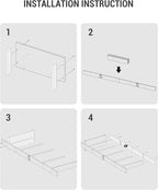 Hzuaneri Blanket Ladder Shelf, Decorative Quilt Rack, 6-Tier Farmhouse Ladder Holder Organizer with 4 Removable Hooks 7.9" D 