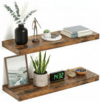 Vivelove Floating Shelves for Wall, 24 inch Wall Shelves for Bathroom Bedroom, Living Room, Kitchen, Office, Rustic Farmhouse