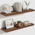 Vivelove 10 Inch Deep Floating Shelves 30 inch Long, 30 x 10 Wide Wall Shelves with Invisible Brackets, for Bedroom Bathroom 