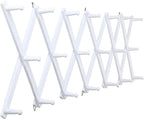 WEBI Accordion Wall Hanger,Wooden Expandable Coat Rack Wall Mounted,Accordion Hat Rack for Wall,Accordion Hook Rack for Hats,