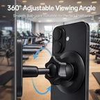 Magnetic Phone Holder for Gym, 360° Rotation Adjustable Strong Magnets, Gym Accessories, Phone Mount to Metal Surfaces, Gym Essentials for Men and Women