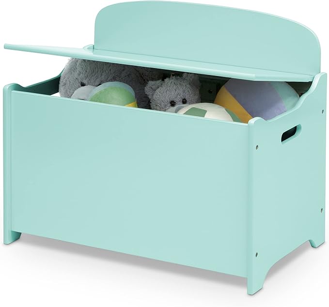 Delta Children MySize Deluxe Toy Box, Mint