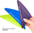 EHDIS 3PCS Window Tint Triangle Squeegee Set with Different Hardness – Professional Car Tint Tools Kit for Removing Air Bubbles, Smoothing Film