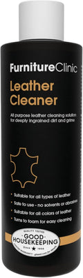 Furniture Clinic Leather Cleaner | Non-Toxic | Removes Dirt & Grime | All-Purpose Cleaning Solution for Couches, Car Seats, P