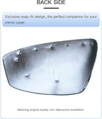 Driver Left Side Mirror Cover Cap Compatible with Honda Civic 2012-2013 Glossy Black,Not fit LX model