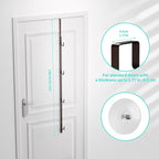 HapiRm Over Door Hat Rack - 3 Packs Hat Organizer with 12 Hooks Design, Hanging Baseball Cap Organizer Storage Holds Up to 60