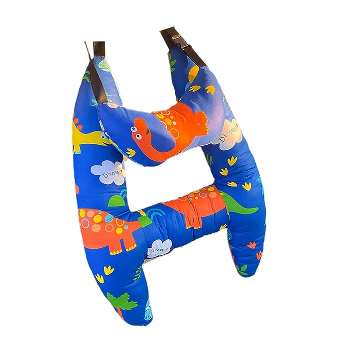 Upgraded Car Headrest Pillow Seatbelt Adjuster Pillow for Kids H Shaped Travel Pillow Cushion for Child Sleeping Neck Shoulde