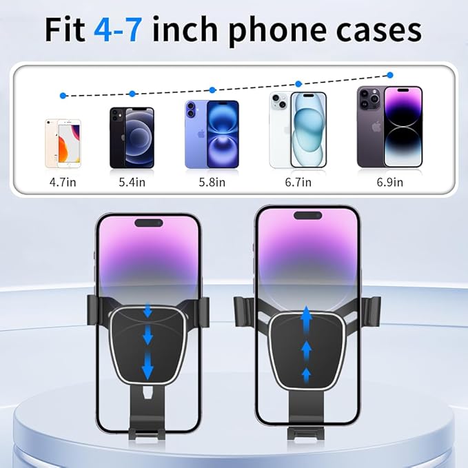 Car Phone Mount Holder For Toyota Tacoma 2000-2015，Sienna 2004-2020，4Runner 2002-2009 Auto Accessories Navigation Bracket Interior CD Slot Mount Screen Decoration dash board Mobile Cell Phone case