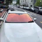 5Ft x 99Ft Chameleon Window Tint for Cars VLT 78% Sunset Orange Red Windshield Car Windows Protection Foils Ceramic Window Tint Film, Auto Tints