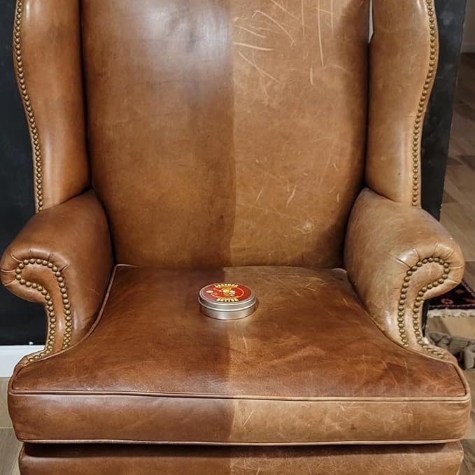 Leather Better Natural Leather Furniture Conditioner - for Boots, Shoes, Purses, Car Seats, Jackets, and Couches/Restore Mois