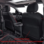 EKR Sienna Seat Covers for 2021-2026 Toyota Sienna LE, XLE,8 Seats,2nd Row 4/2/4 Split,Waterproof Seat Covers Full Set for Tr