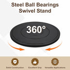 uxcell 2Pcs 16 Inch Rotating Swivel Stand with Steel Ball Bearings, 360 Degree Rotating Lazy Susan Turntable Organizer Round 
