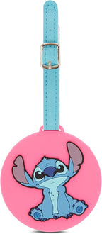 Lilo and Stitch Lugagge Tag - Pink 3 Peice Lugagge Tag and Lanyard Set - Officially Licensed Disney Merchendise