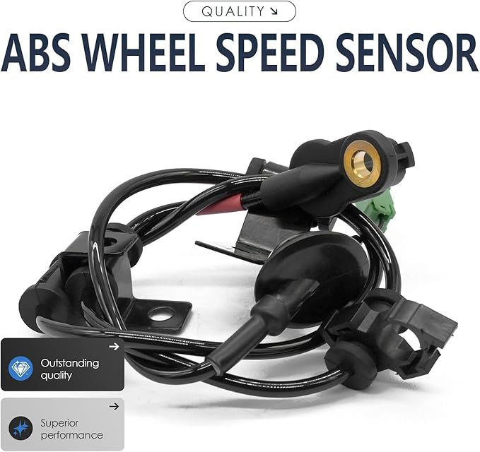 2PCS Rear Left and Right Abs Wheel Speed Sensor Compatible with Ford Escape Mariner AL8Z2C190A AL8Z2C190B ALS1997 ALS1996 w/A