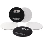 SPTA 5 Pcs 6''(150mm) Car Glass Polishing Discs Microfiber Polishing Buffing Pad, Glass Scratch Removal Kit for Correcting Damaged Windows, Removing Stubborn Waterspots
