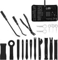 GOOACC 19Pcs Trim Removal Tool Set Panel Fastener Clips Removal Automotive Plastic Upholstery Pliers Removal Install Removal 