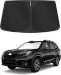TINGLU Sun Shade for Subaru Forester 2019-2024 2025(Crossover/Base/Premium/Sport/Limited) Accessories Windshield Sun Shade Window Shade UV Rays Protection Sun Visor Cover