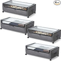 4-Packs Under Bed Storage with Wheels, Under The Bed Storage Drawers On Wheels, Rolling Underbed Drawers, Lockable, Heavy Dut