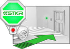 STKR Garage Parking Sensor – Adjustable Ultrasonic Car Stop Assistant with Red/Yellow/Green LED Display – Set Stop Distance 6