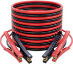 Jumper Cables for Car Battery, 6 Gauge 16 Feet 600AMP, Automotive BoosterCables for Jump Starting Dead or Weak Batteries with Carrying Bag Included