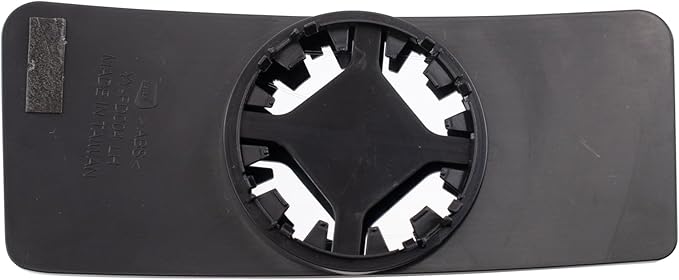 TRQ Left Lower Mirror Glass Clear Snap On Compatible with 2007-2012 Ford F-150 FO1324118
