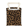 Hanging Car Garbage Bag, Cute Car Trash Can Bag, Automotive Accessories for Women Men Cute Black Brown Leopard